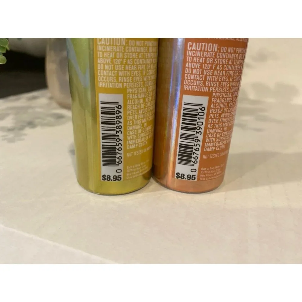 Bath & Body Works “Poolside Cabana & “Sparkling Summer” 2 New Room Sprays